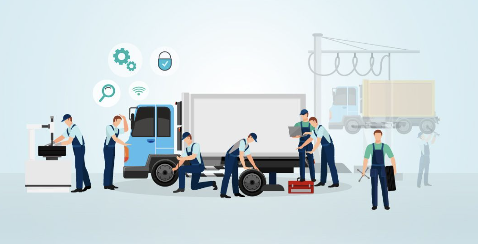 NUOMA technician performing maintenance on IT equipment